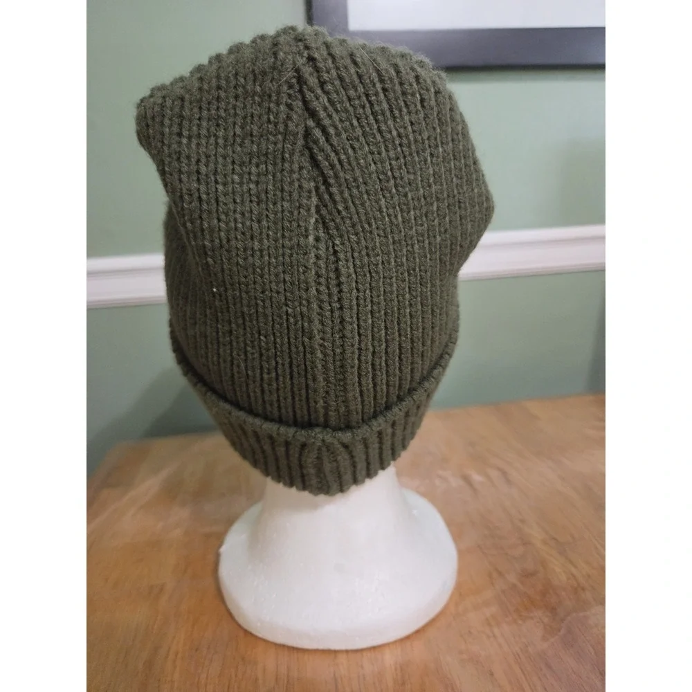 Port Authority Maryland Flag Cannabis Beanie Hat Unisex Green